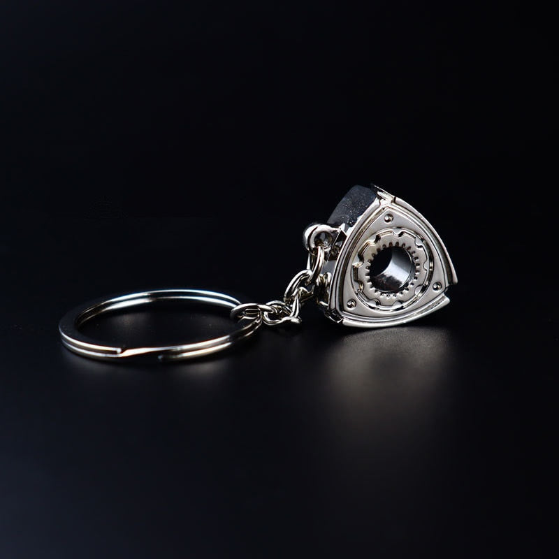 Rotary Engine Rotor Drift Racing Key Chain Keyring Pendant - Metal (Choose Design)